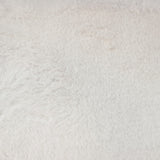 White Faux Fur Bench White Faux Fur GH009-RW Zentique