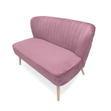 Pink Velvet Bench Mauve Rose Velvet GH009-VP Zentique