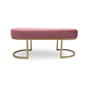 Pink Velvet Bench Mauve Rose Velvet GH013-VP Zentique