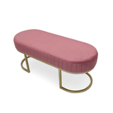 Pink Velvet Bench Mauve Rose Velvet GH013-VP Zentique