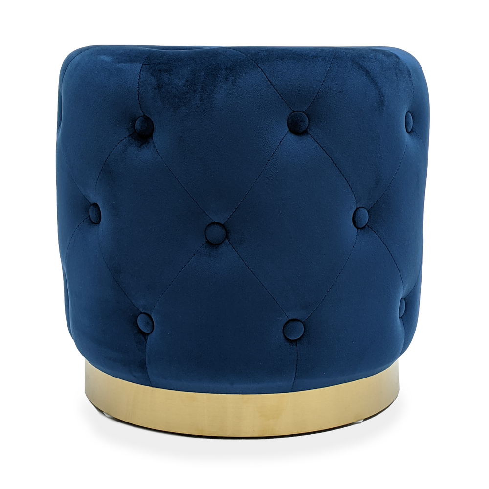 Blue Velvet Stool Blue Velvet GH014-VB Zentique