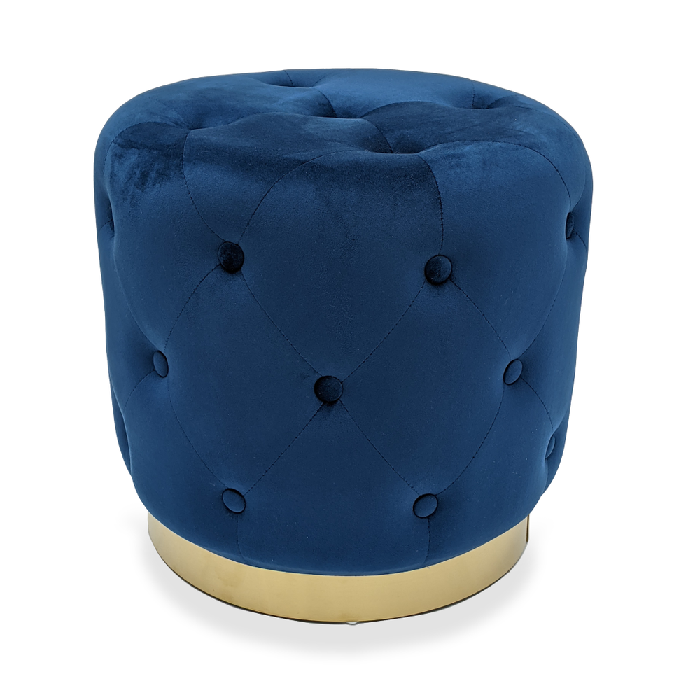 Blue Velvet Stool Blue Velvet GH014-VB Zentique