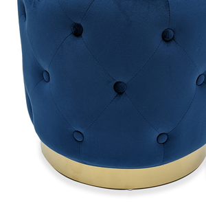 Blue Velvet Stool Blue Velvet GH014-VB Zentique