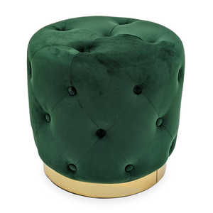 Green Velvet Stool Green Velvet GH014-VG Zentique