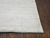 Rizzy Grand Haven GH721A Hand Loomed Transitional Wool / Viscose Rug Silver 9' x 12'
