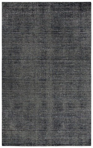 Rizzy Grand Haven GH724A Hand Loomed Transitional Wool / Viscose Rug Black 9' x 12'