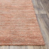 Rizzy Grand Haven GH726A Hand Loomed Transitional Wool / Viscose Rug Terracotta 9' x 12'