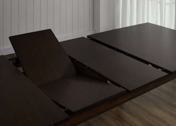 Greenington Hudson Solid Bamboo Extendable Dining Table Seats 12 with Butterfly Leaf Storage GHS001BL