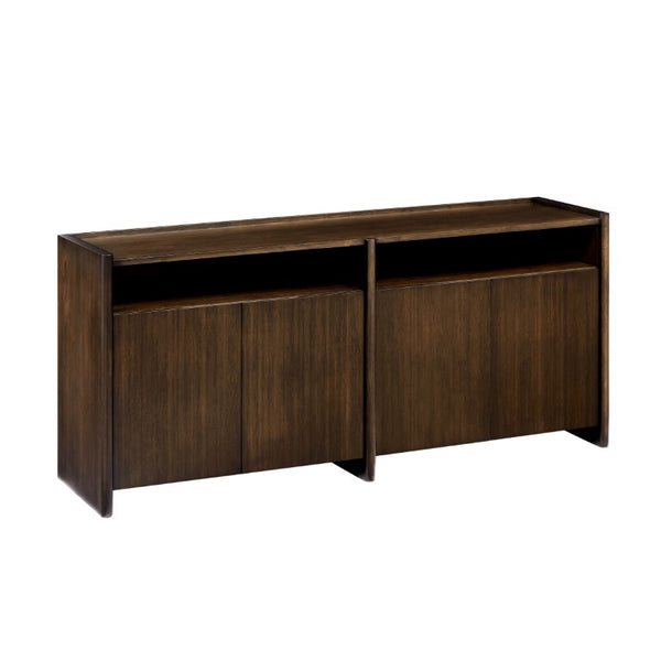 Greenington Hudson Solid Bamboo Sideboard Walnut Stain Dining Storage Credenza Media Console GHS002BL