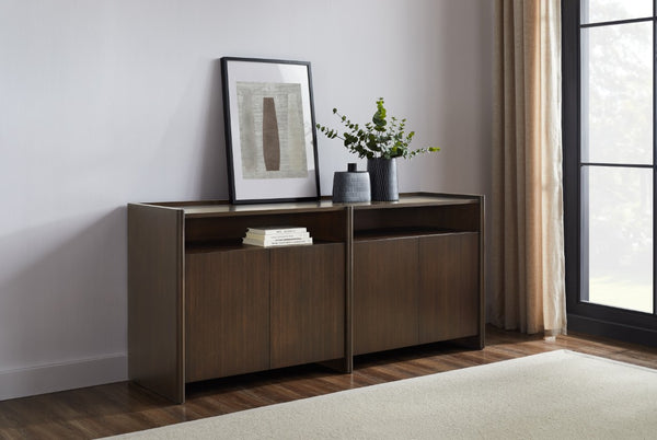 Greenington Hudson Solid Bamboo Sideboard Walnut Stain Dining Storage Credenza Media Console GHS002BL