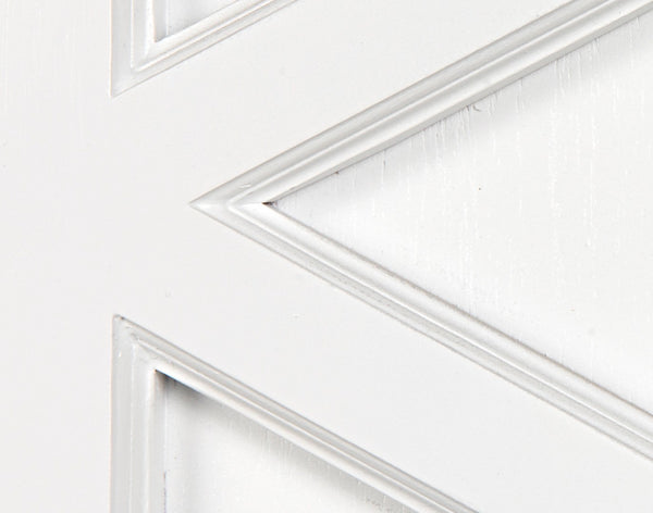 Noir Maharadscha Hutch, Hand-Carved Mahogany Storage with Contemporary Iron Base for Elegant Spaces Solid White | Small GHUT118SW-S