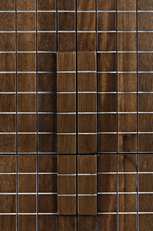 Noir Clash Walnut Hutch - Handcrafted Storage Solution with Dark Finish & Artisanal Design for Any Space GHUT153