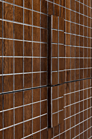 Noir Clash Walnut Hutch - Handcrafted Storage Solution with Dark Finish & Artisanal Design for Any Space GHUT153