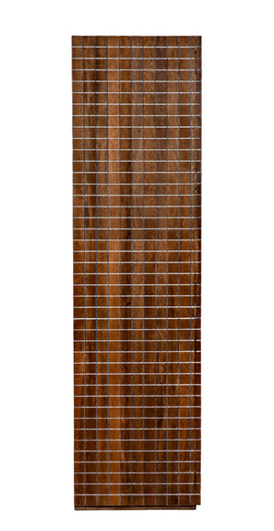 Noir Clash Walnut Hutch - Handcrafted Storage Solution with Dark Finish & Artisanal Design for Any Space GHUT153