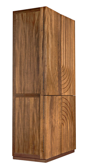Noir Otto Hutch: Handcrafted Walnut Storage Showcase for Modern Homes, Natural Aesthetic & Timeless Elegance GHUT155DW