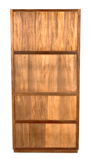 Noir Otto Hutch: Handcrafted Walnut Storage Showcase for Modern Homes, Natural Aesthetic & Timeless Elegance GHUT155DW