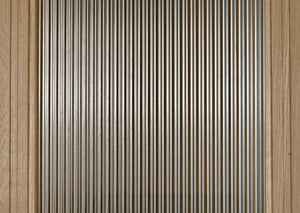 Noir Chester Hutch – Elegant White Oak Storage & Display Cabinet with Glass Accents for Home Décor GHUT159WO