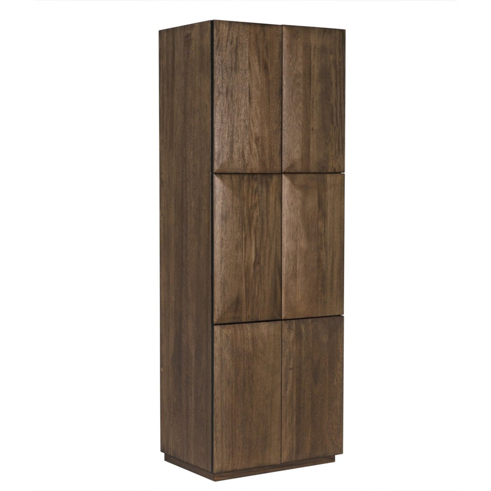 Noir Lucas Hutch - Elegant Dark Walnut Storage & Display Unit with Timeless Design for Any Space GHUT164DW