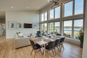 Lh Imports Gia Small Extension Dining Table 55/71” - Stylish Light Driftwood With Easy Butterfly Leaf System Beige Solid Acacia Wood,Foldable Butterfly Leaf System Gia010