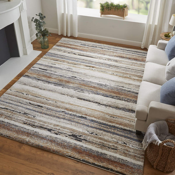 Feizy Rugs Gilmore Graphic Stripe Area Rug Bold Geometric Pattern for Living and Dining Rooms GIL39MQFIVYMLTG00