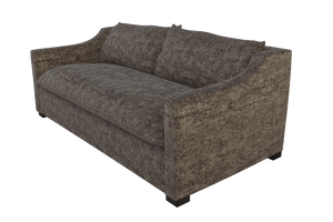 Moss Home Ginger 98" Sofa - Elegant Arm Design With Knife Edge Cushions For A Timeless Living Room Style Truffle 100% Polyester Ging-sof-98-covtru