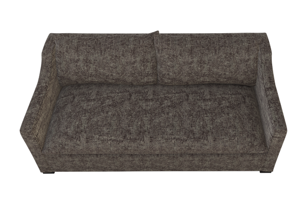 Moss Home Ginger 98" Sofa - Elegant Arm Design With Knife Edge Cushions For A Timeless Living Room Style Truffle 100% Polyester Ging-sof-98-covtru