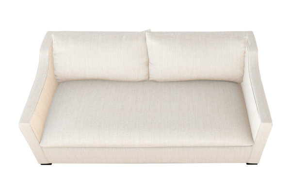Moss Home Ginger 98" Sofa - Classic And Contemporary Style With Distinctive Arm And Knife Edge Cushions Cloud 100% Olefin Ging-sof-98-halclo
