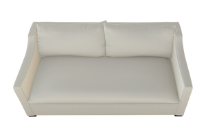 Moss Home Ginger 98" Sofa - Classic Meets Contemporary With Distinctive Arm And Elegant Knife Edge Cushions Cloud 100% Polyester Ging-sof-98-shoclo