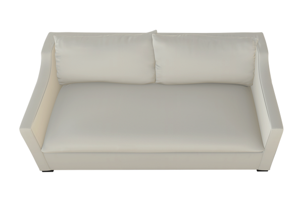 Moss Home Ginger 80" Sofa - Classic And Contemporary Design With Distinctive Arm And Knife Edge Cushions Cloud 100% Polyester Ging-sof-80-shoclo