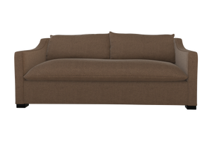 Moss Home Ginger 80" Sofa - Elegant Blend Of Classic And Contemporary Style For Your Modern Living Space Cafe 100% Polyester Ging-sof-80-stucaf