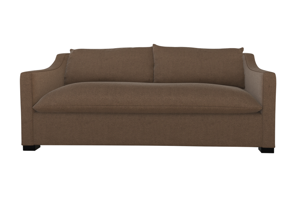 Moss Home Ginger 98" Sofa - A Perfect Blend Of Classic And Contemporary Style For Your Living Space Cafe 100% Polyester Ging-sof-98-stucaf