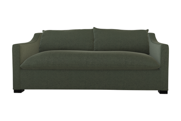 Moss Home Ginger 98" Sofa - A Perfect Blend Of Classic And Contemporary Style For Your Living Space Forest 100% Polyester Ging-sof-98-stufor