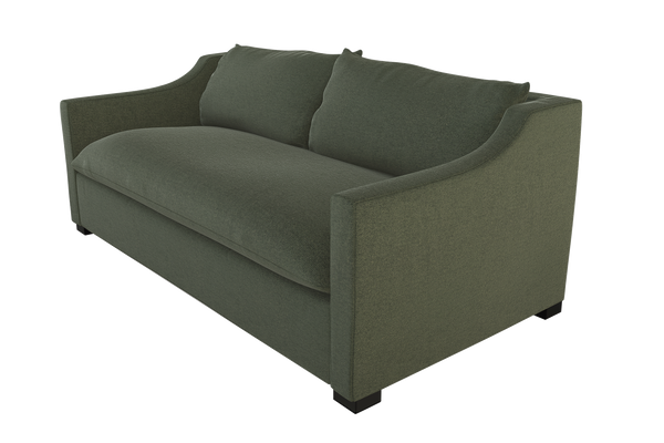 Moss Home Ginger 98" Sofa - A Perfect Blend Of Classic And Contemporary Style For Your Living Space Forest 100% Polyester Ging-sof-98-stufor