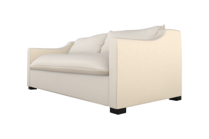 Moss Home Ginger 80" Sofa - Elegant Blend Of Classic And Contemporary Style For Your Modern Living Space Ivory 100% Polyester Ging-sof-80-stuivo