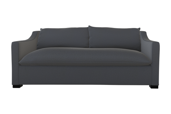 Moss Home Ginger 98" Sofa - A Perfect Blend Of Classic And Contemporary Style For Your Living Space Slate 100% Polyester Ging-sof-98-stusla
