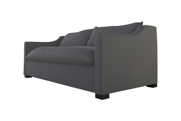 Moss Home Ginger 80" Sofa - Elegant Blend Of Classic And Contemporary Style For Your Modern Living Space Slate 100% Polyester Ging-sof-80-stusla