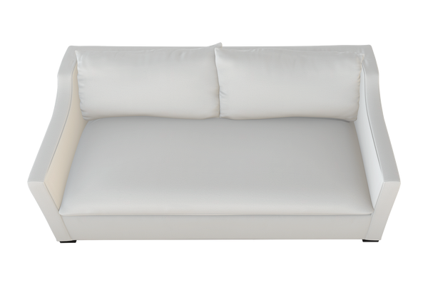 Moss Home Ginger 98" Sofa - A Perfect Blend Of Classic And Contemporary Style For Your Living Space Snow 100% Polyester Ging-sof-98-stusno