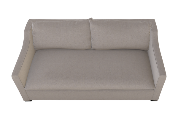 Moss Home Ginger 80" Sofa - Elegant Blend Of Classic And Contemporary Style For Your Modern Living Space Stone 100% Polyester Ging-sof-80-stusto