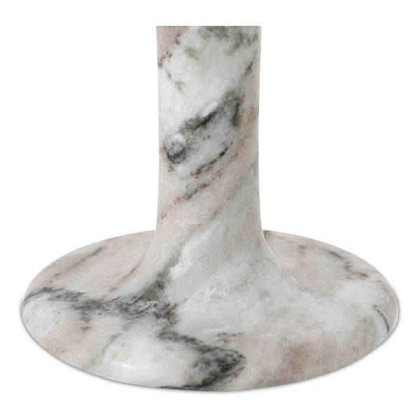 Moe's Home East Candle Holder - Exquisite Marble Design With Unique Veins For Timeless Home Décor Elegance Brown Marble Gk-1123-21