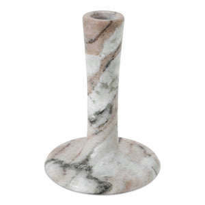Moe's Home East Candle Holder - Exquisite Marble Design With Unique Veins For Timeless Home Décor Elegance Brown Marble Gk-1123-21
