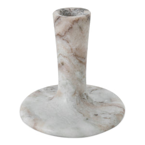 Moe's Home East Candle Holder - Exquisite Marble Design With Unique Veins For Timeless Home Décor Elegance Brown Marble Gk-1124-21