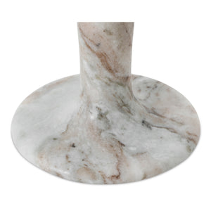 Moe's Home East Candle Holder - Exquisite Marble Design With Unique Veins For Timeless Home Décor Elegance Brown Marble Gk-1124-21
