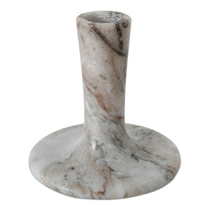 Moe's Home East Candle Holder - Exquisite Marble Design With Unique Veins For Timeless Home Décor Elegance Brown Marble Gk-1124-21