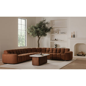 Moe's Home Dash Coffee Table - Elegant Calacatta Marble And Mango Wood Design For Modern Living Spaces White Italian Calacatta Marble,Mango Wood Gk-1129-18-0