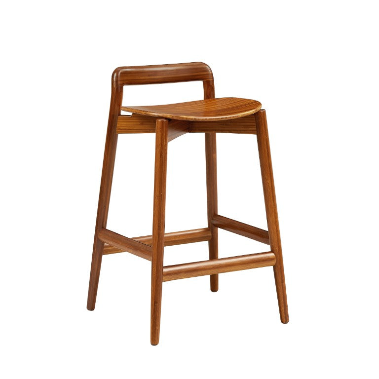 Greenington Linna Solid Bamboo Counter Stool Eco Friendly Open Frame for Kitchen or Bar GLA001AM