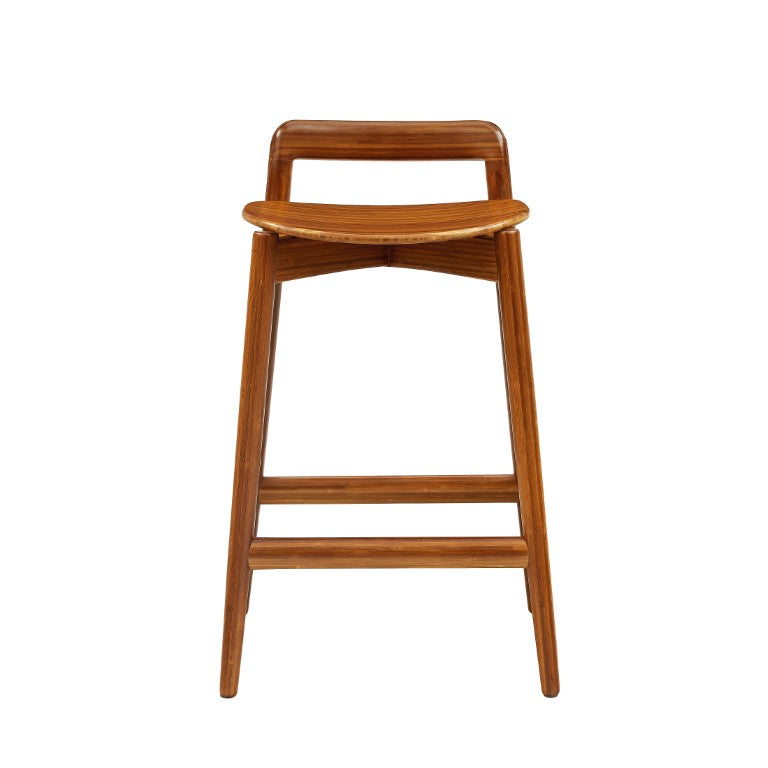 Greenington Linna Solid Bamboo Counter Stool Eco Friendly Open Frame for Kitchen or Bar GLA001AM