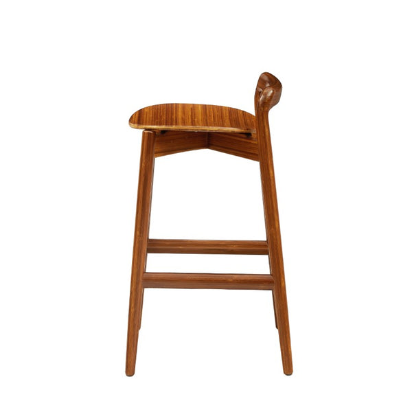 Greenington Linna Solid Bamboo Counter Stool Eco Friendly Open Frame for Kitchen or Bar GLA001AM