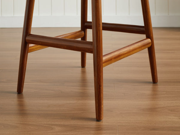 Greenington Linna Solid Bamboo Counter Stool Eco Friendly Open Frame for Kitchen or Bar GLA001AM