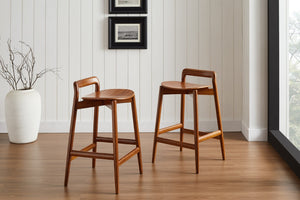 Greenington Linna Solid Bamboo Counter Stool Eco Friendly Open Frame for Kitchen or Bar GLA001AM