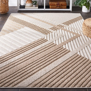 Safavieh Global Stylish Runner Rug - Elegant Power Loomed Design For Modern Home Décor & Cozy Spaces Beige ,Light Beige Polypropylene Glb220b-68